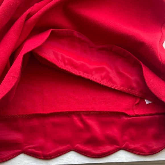 Talbots Red Ponte Short Sleeve Top - Picture 11 of 11